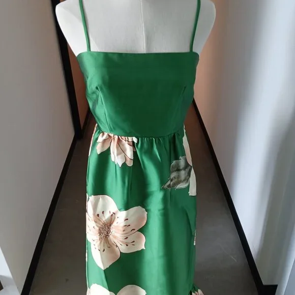 Alemais Sage Midi Dress in Green - Picture 4 of 11